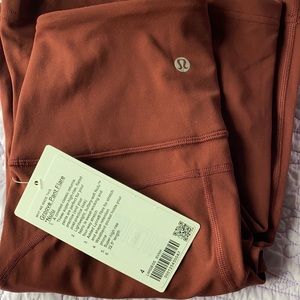 Burgundy Groove pant flare (nulu) lululemon leggings never before worn